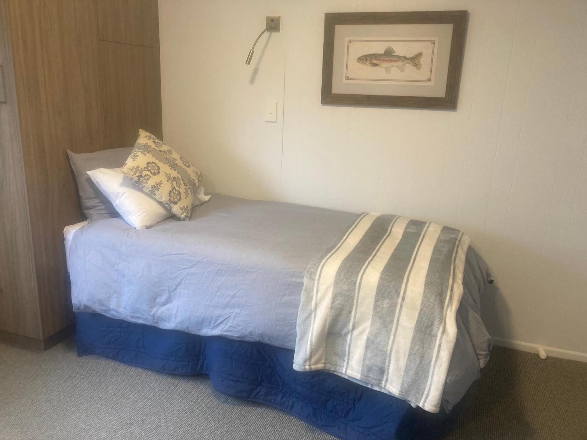 Anglers Adventure Paradise Cabin Bnb Wifi Parking Turangi Exteriör bild